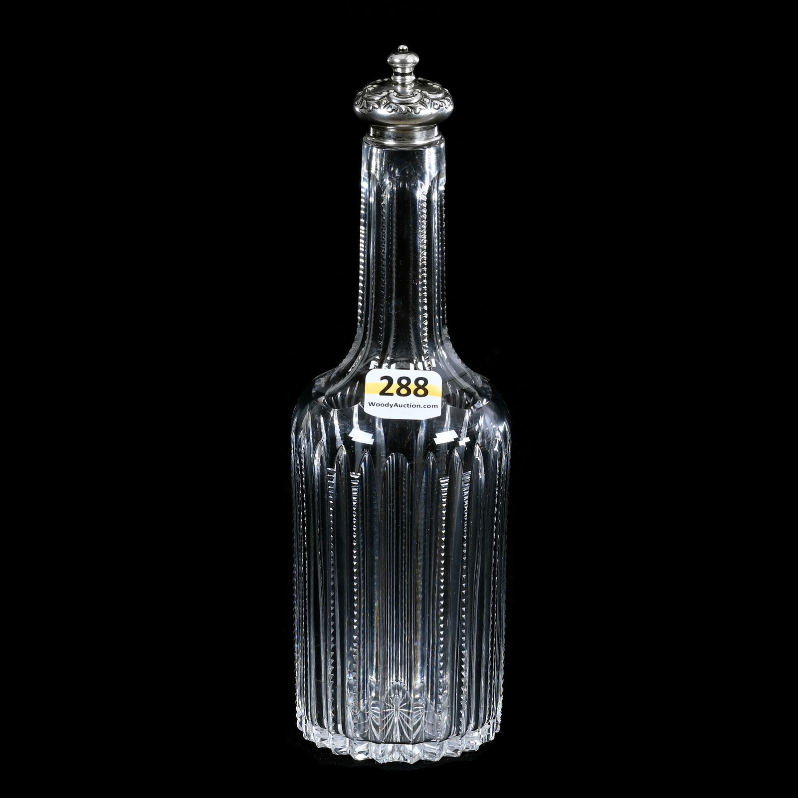 Barber's Bottle, American Brilliant Cut Glass, By Meriden (1 of 4)