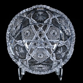 Bowl, American Brilliant Cut Glass