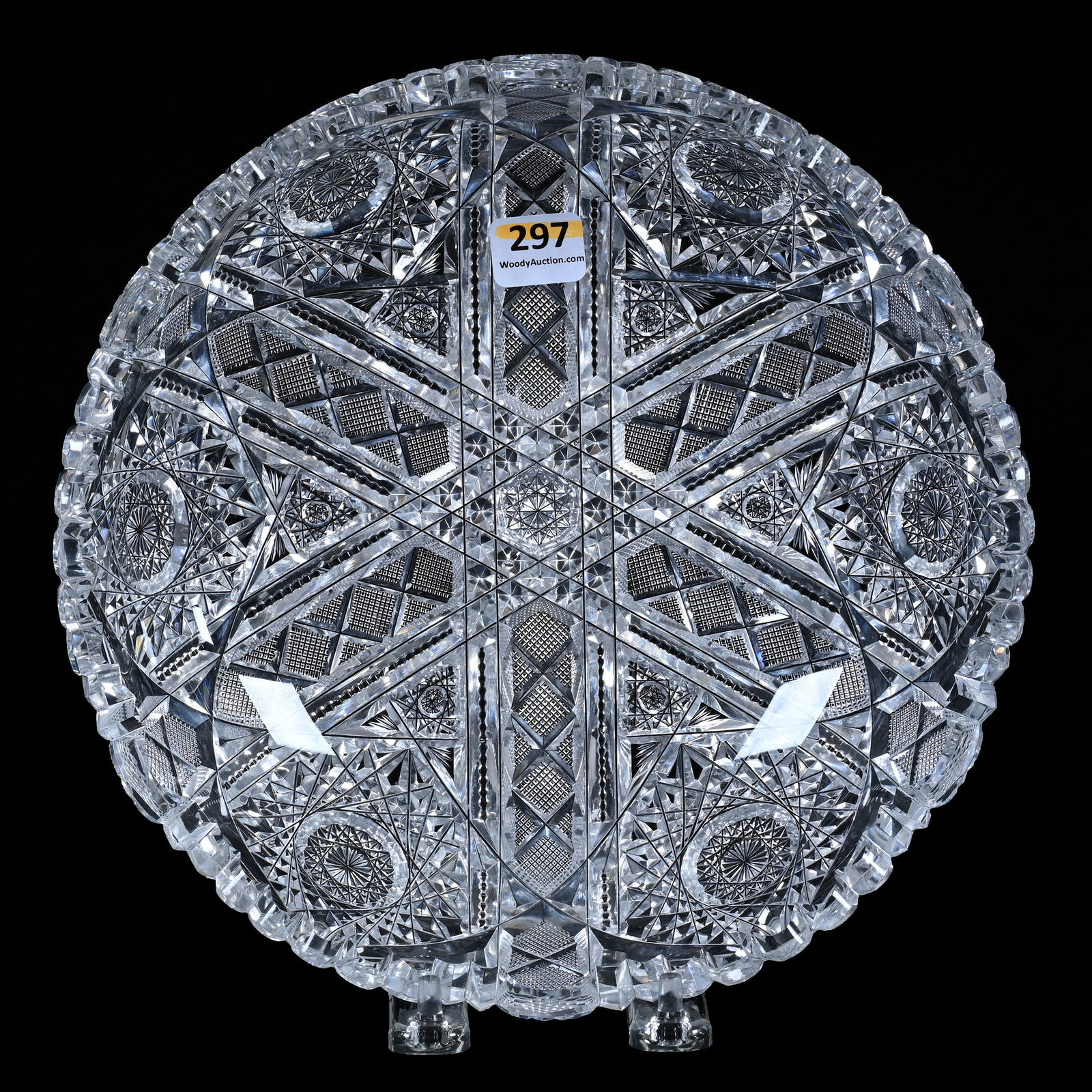 Low Bowl, American Brilliant Cut Glass (1 of 2)