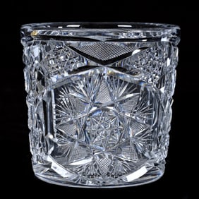 Flower Pot, American Brilliant Cut Glass