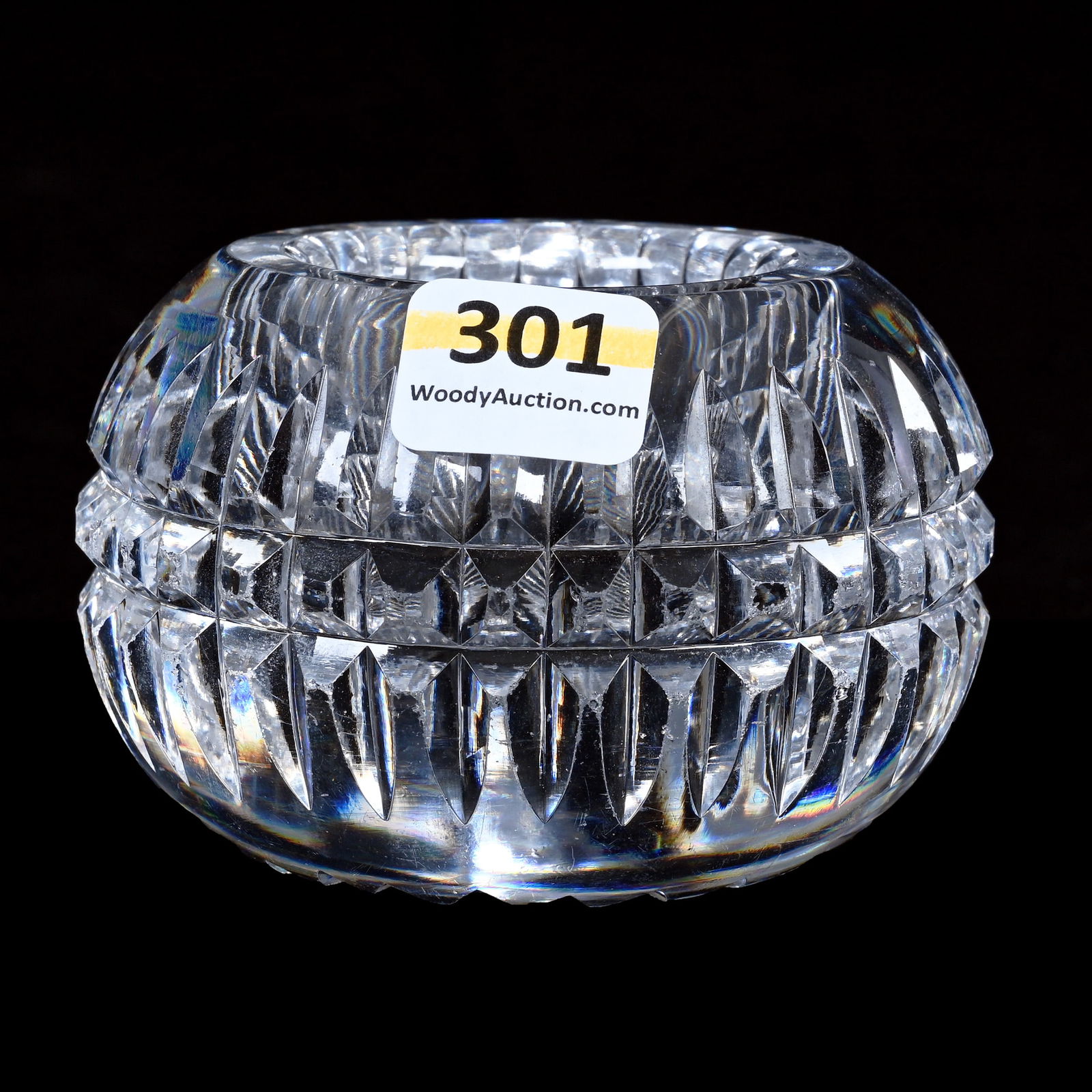 Master Salt Dip, American Brilliant Cut Glass, Renaissance Pattern By Dorflinger (1 of 4)