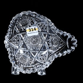 Ladle Holder, American Brilliant Cut Glass