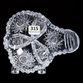 Ladle Holder, American Brilliant Cut Glass