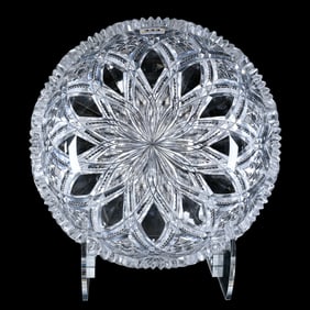 Bowl, American Brilliant Cut Glass, Sultana Pattern By Dorflinger