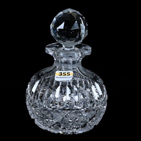 Cologne Bottle, American Brilliant Cut Glass, Sylph Pattern By Monroe