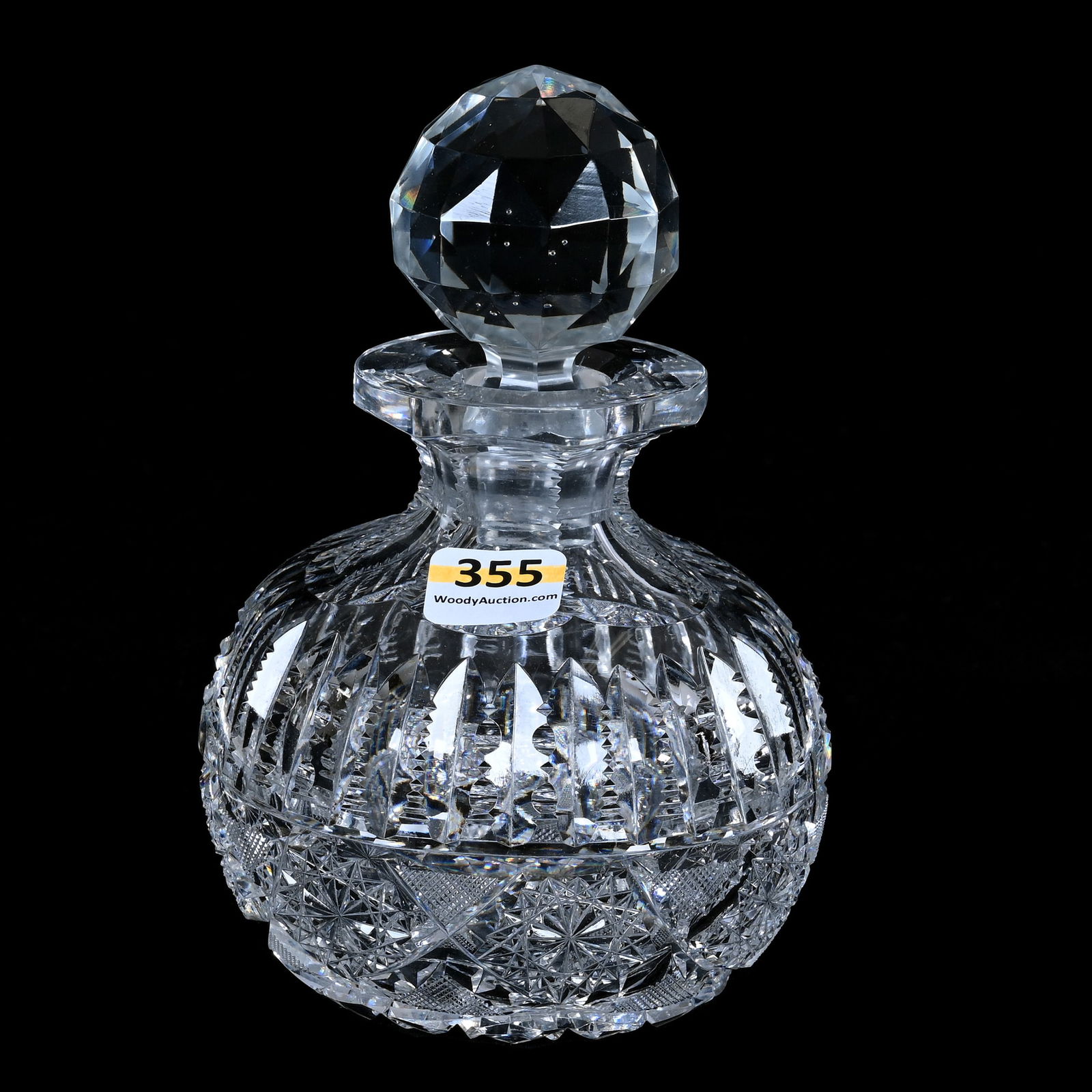 Cologne Bottle, American Brilliant Cut Glass, Sylph Pattern By Monroe (1 of 3)