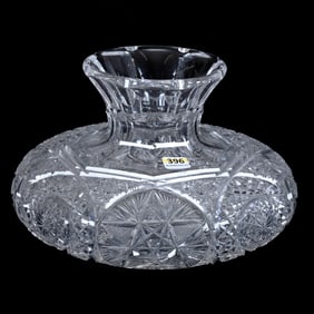 Flower Center, American Brilliant Cut Glass