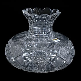 Flower Center, American Brilliant Cut Glass