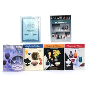 (6) Books On Glass