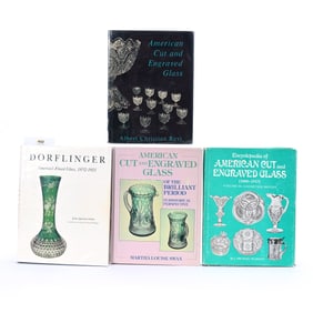 (4) Books On Cut Glass