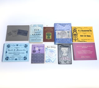 (10) Books/Catalogs On Cut Glass