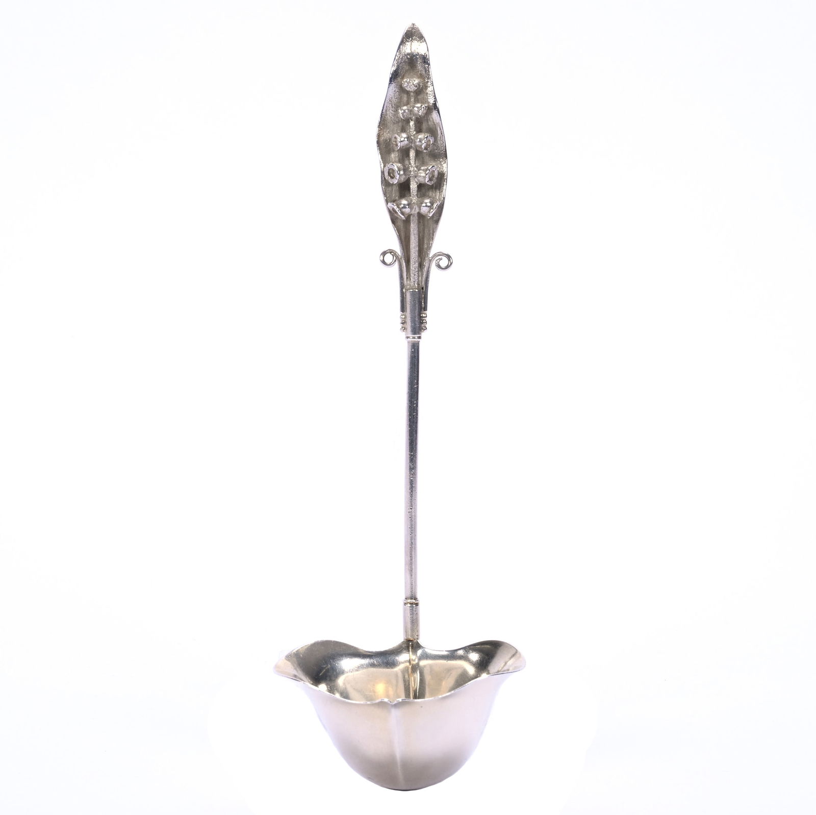 Solid Sterling Silver Ladle Marked Wood & Hughes (1 of 4)