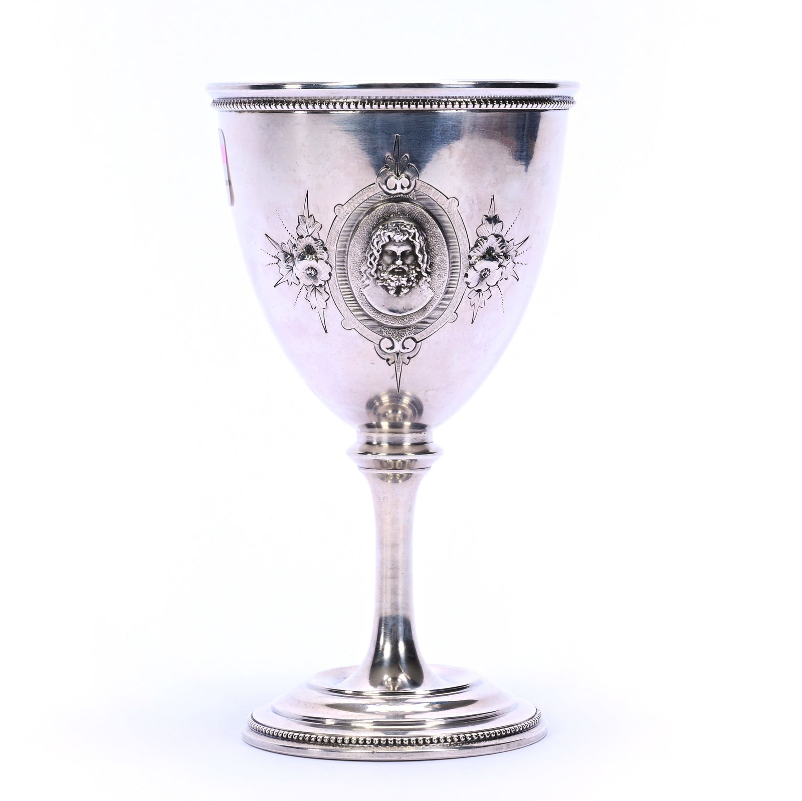 Solid American Coin Silver Goblet, Unmarked (1 of 3)