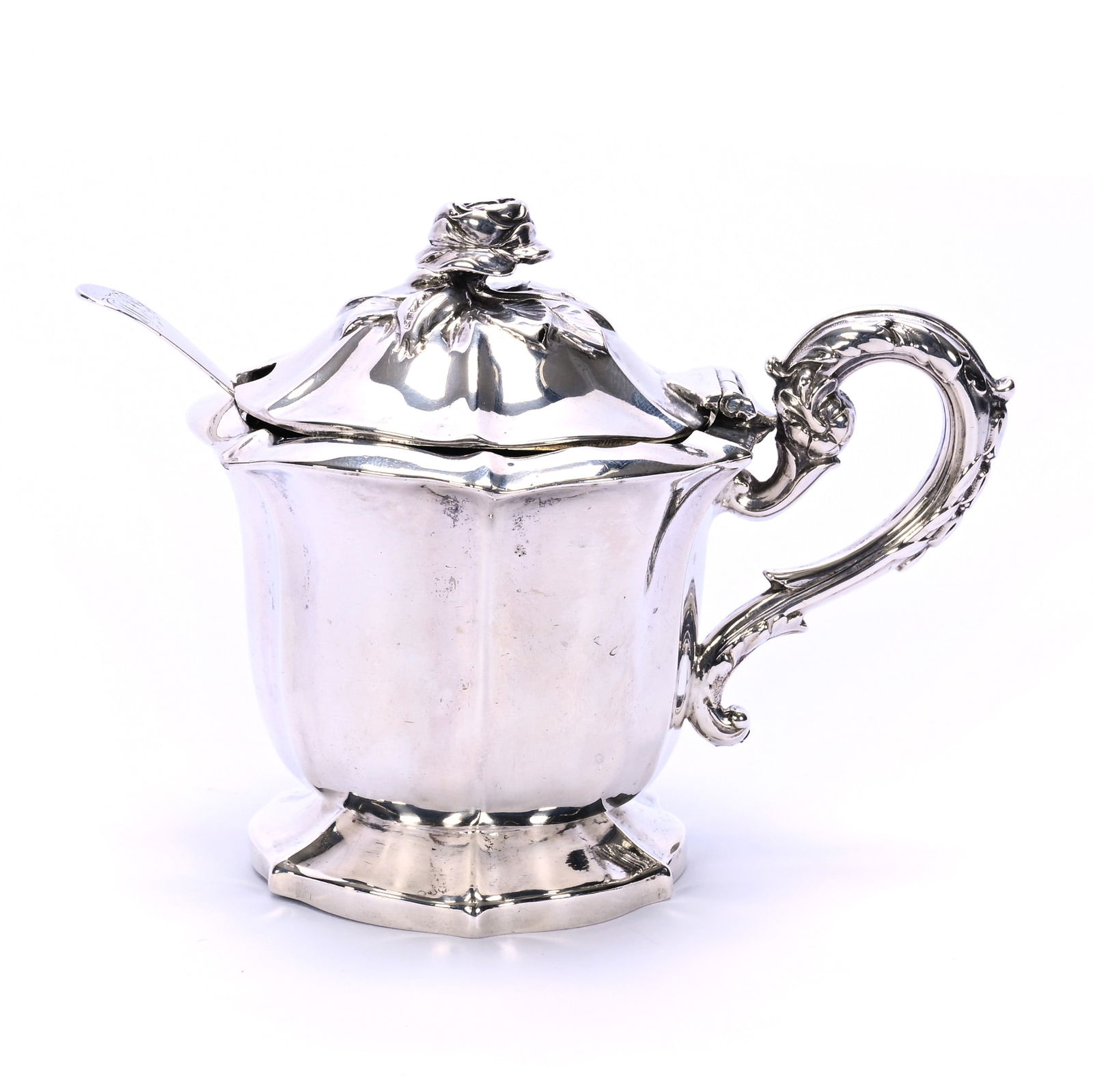 Solid English Silver Mustard Jar, Hallmarks Indicate Circa 1831 (1 of 6)