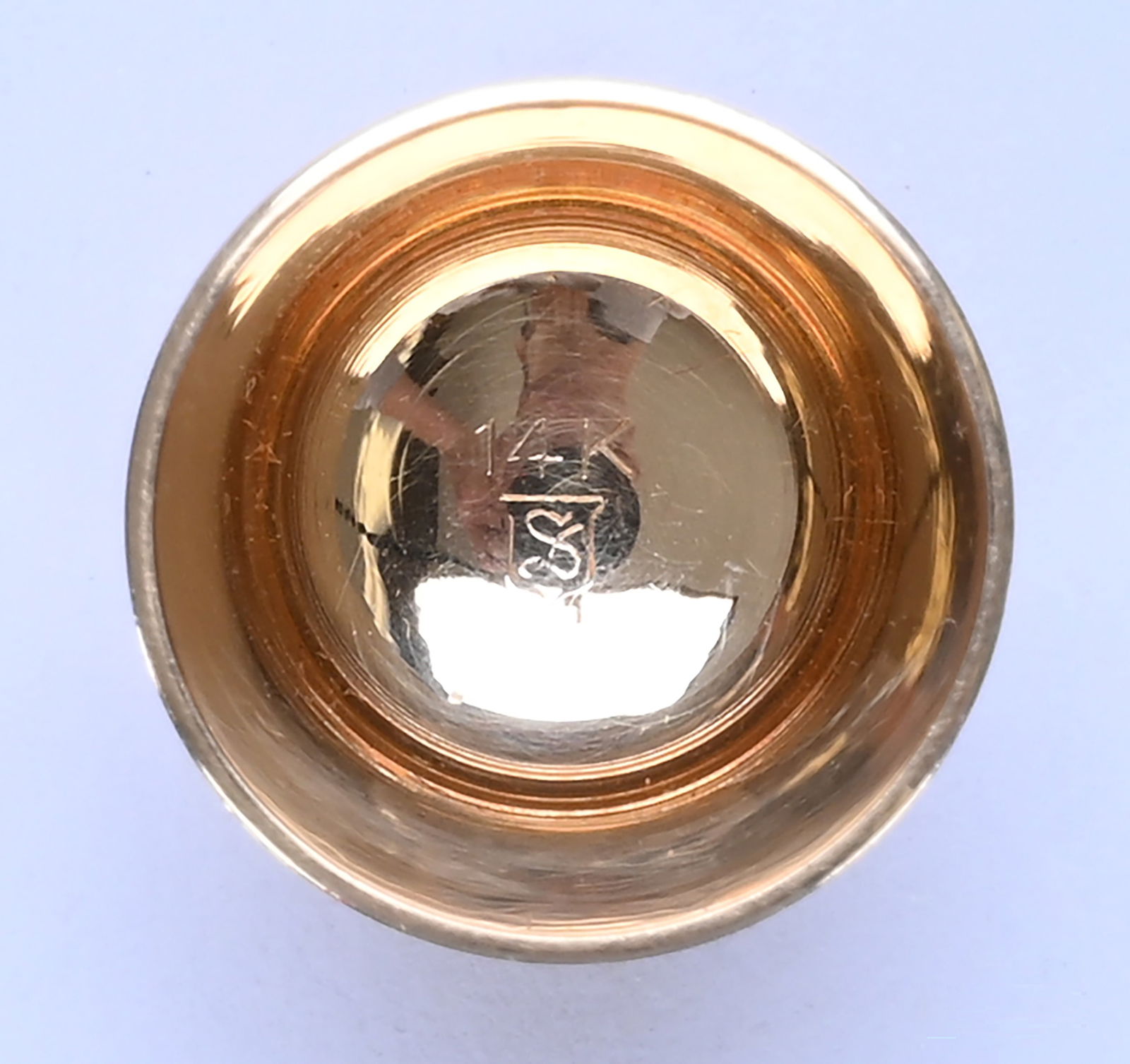 14k Solid Gold Thimble - 3