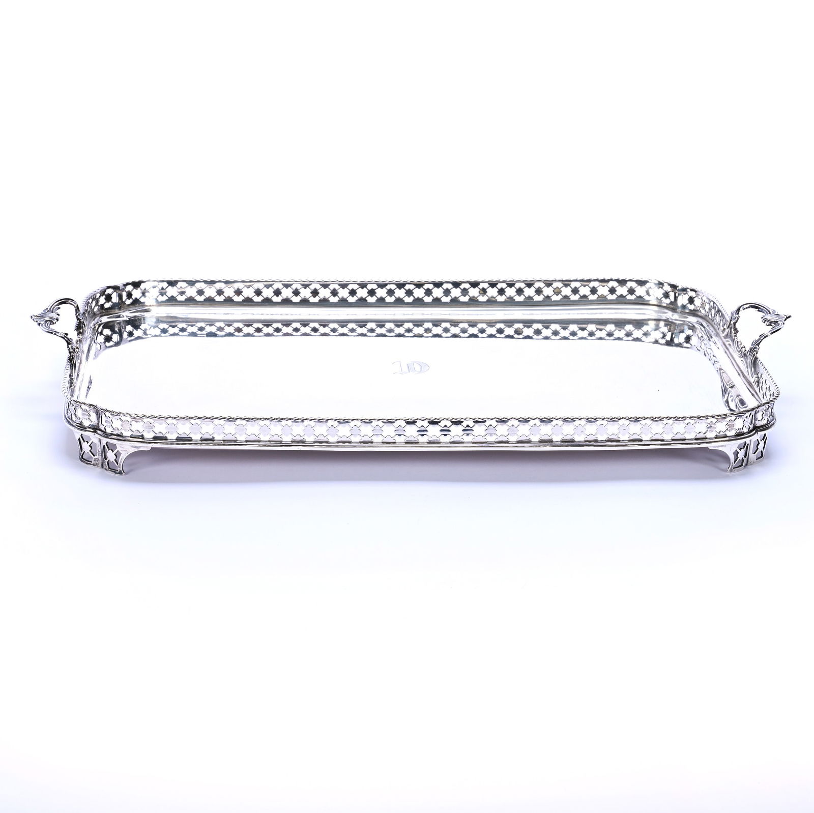 Solid Silver Tray Marked "Reeser Haag" (Dutch Company), Hallmark Indicates 934 Purity, Dated 1897 (1 of 6)