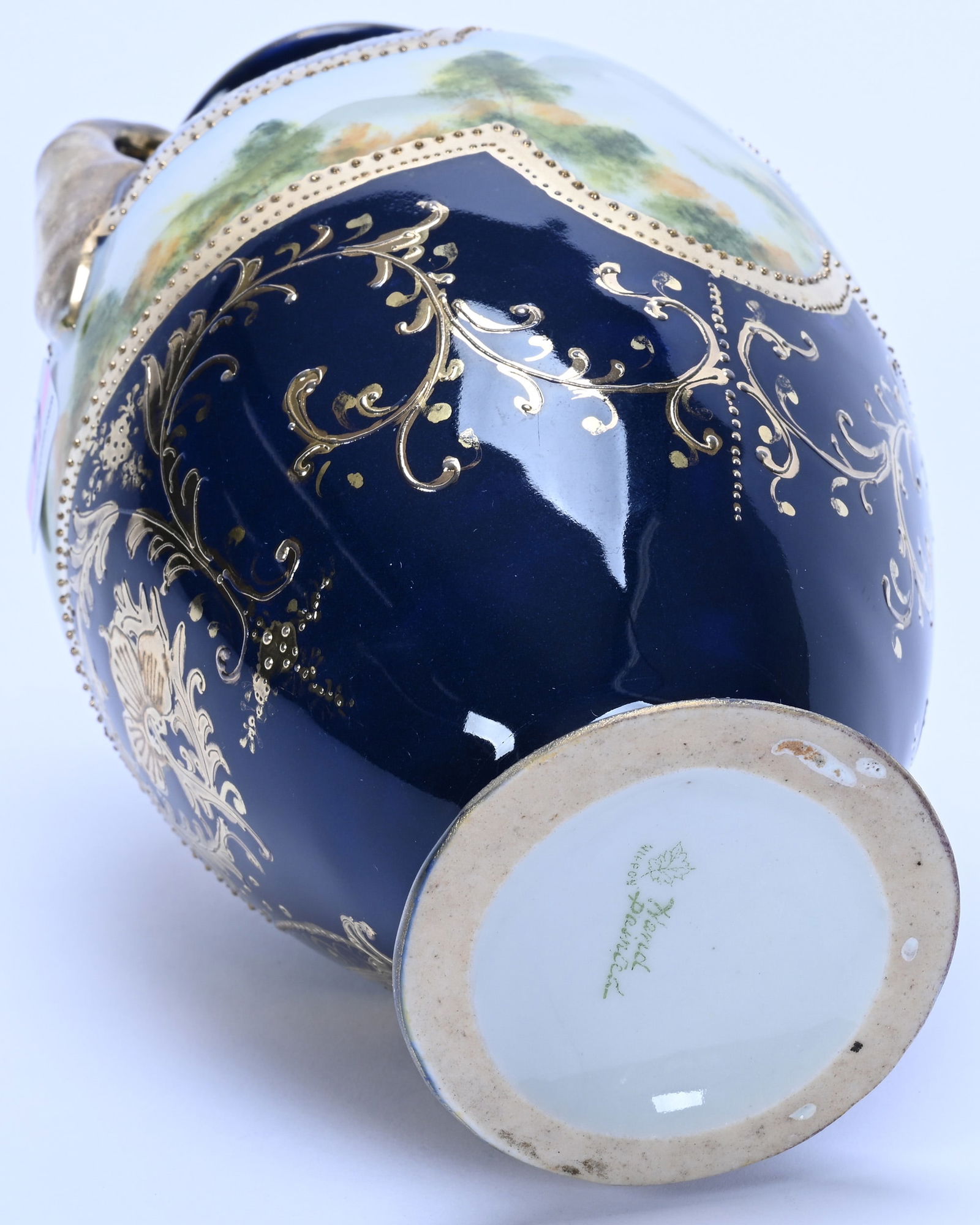 Vase, Two Handles, Marked Nippon - 3