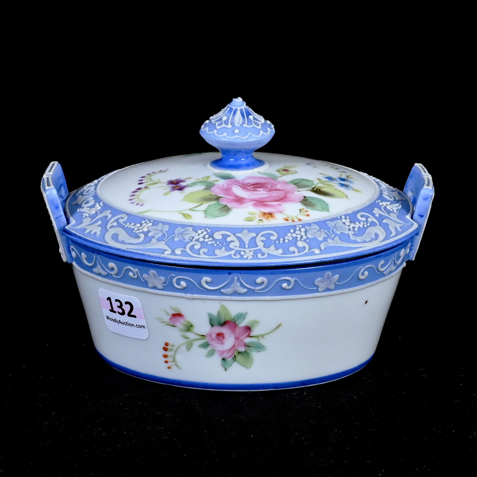 Covered Butterdish With Insert Marked Nippon (1 of 3)
