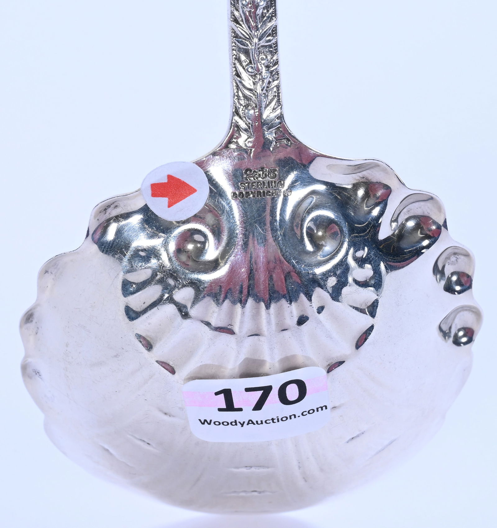 Solid Sterling Silver Serving Spoon, Versailles Pattern By Gorham - 3