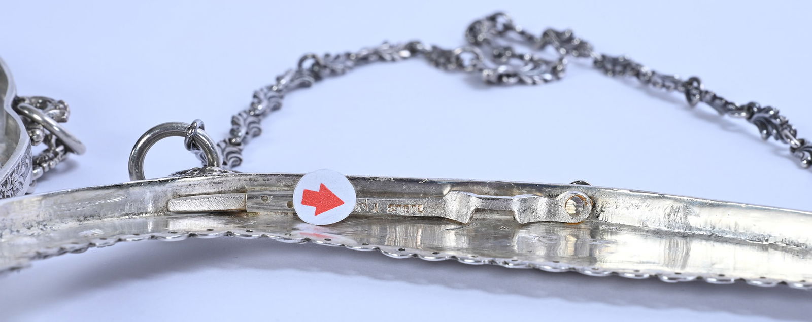 (2) Solid Sterling Silver Evening Bag Frames Marked Gorham - 3