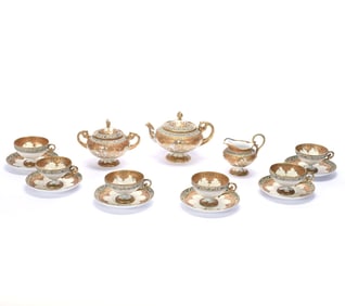 Tea Service, Nine Piece, Marked Nippon