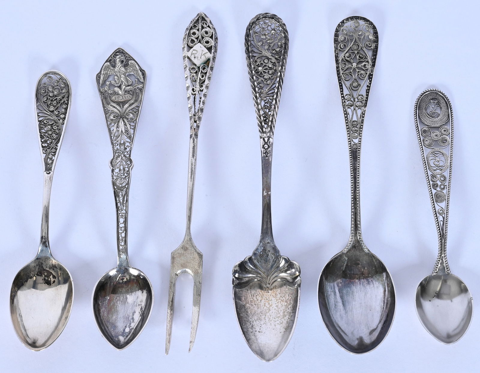 (12) Solid Sterling Silver Spoons With Various Maker's Marks - 2