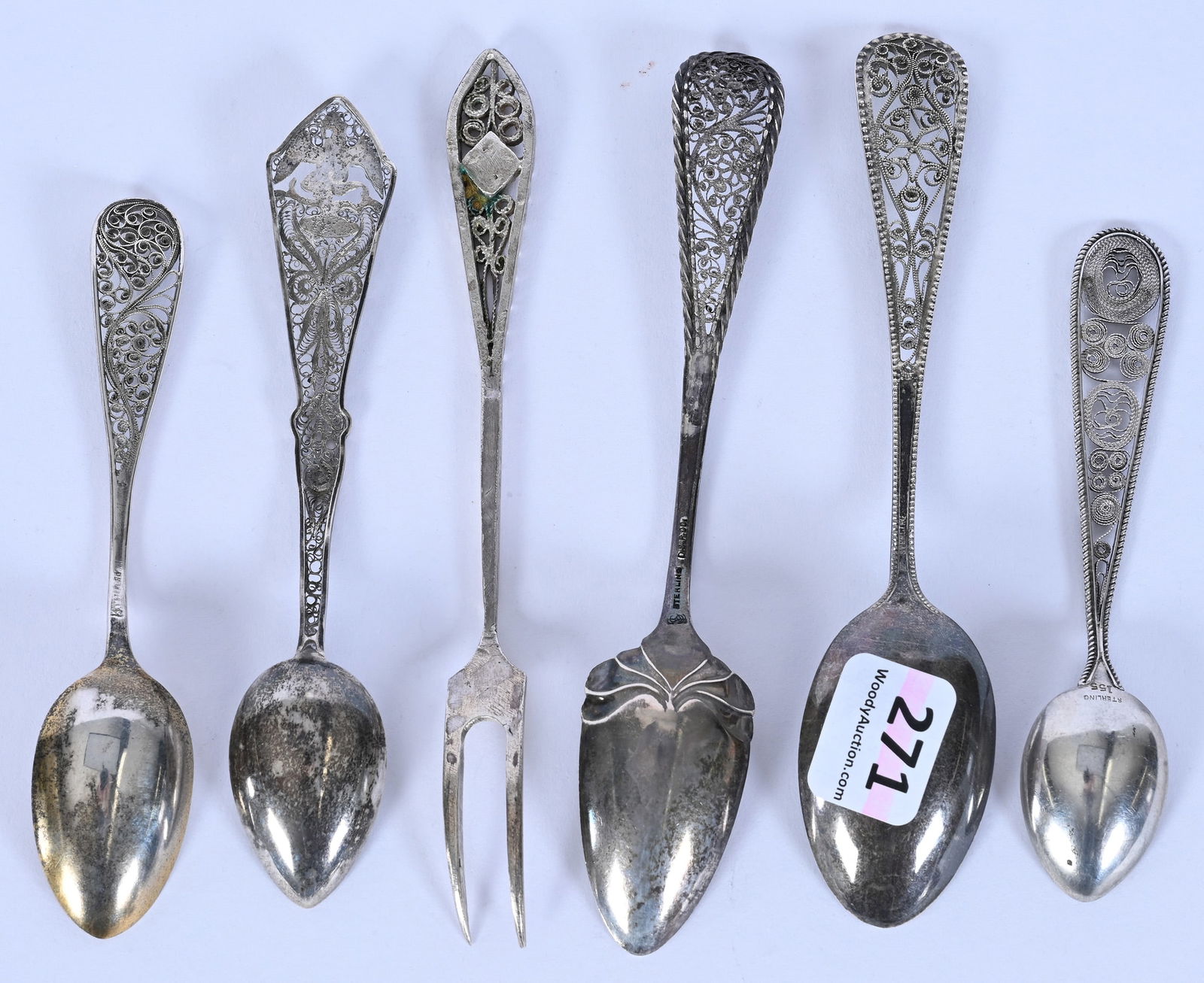 (12) Solid Sterling Silver Spoons With Various Maker's Marks - 5