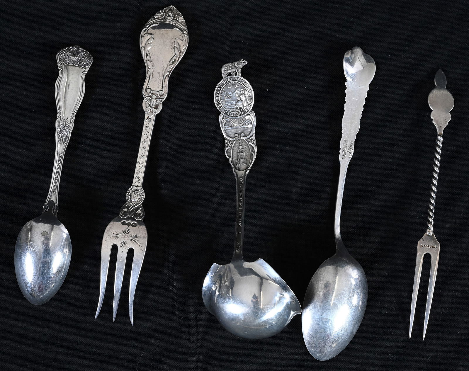 (13) Solid Sterling & Coin Silver Spoons & Forks - 6