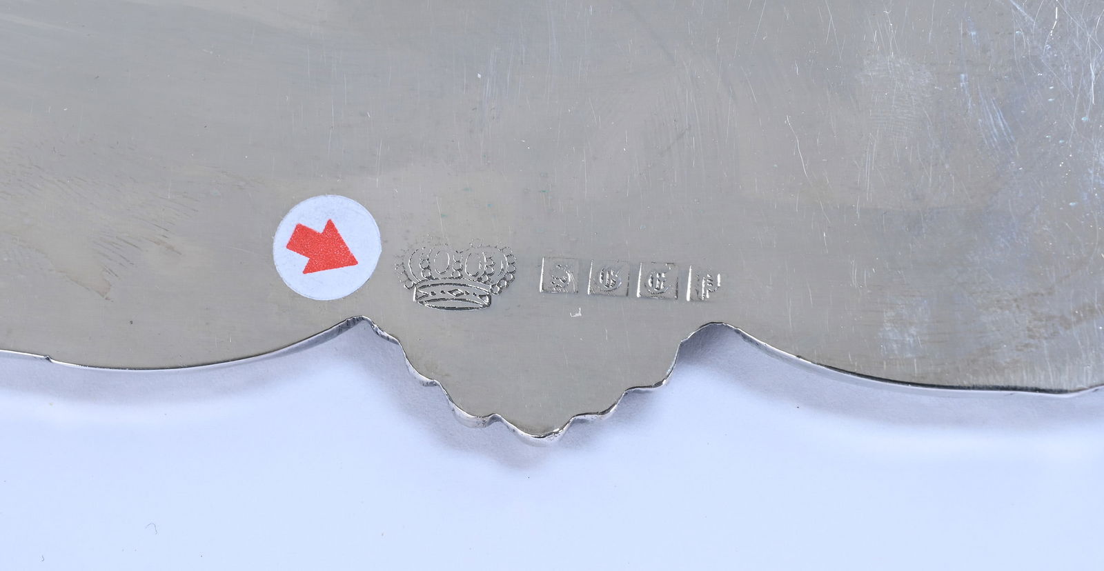 Solid English Silverplate Serving Tray - 3