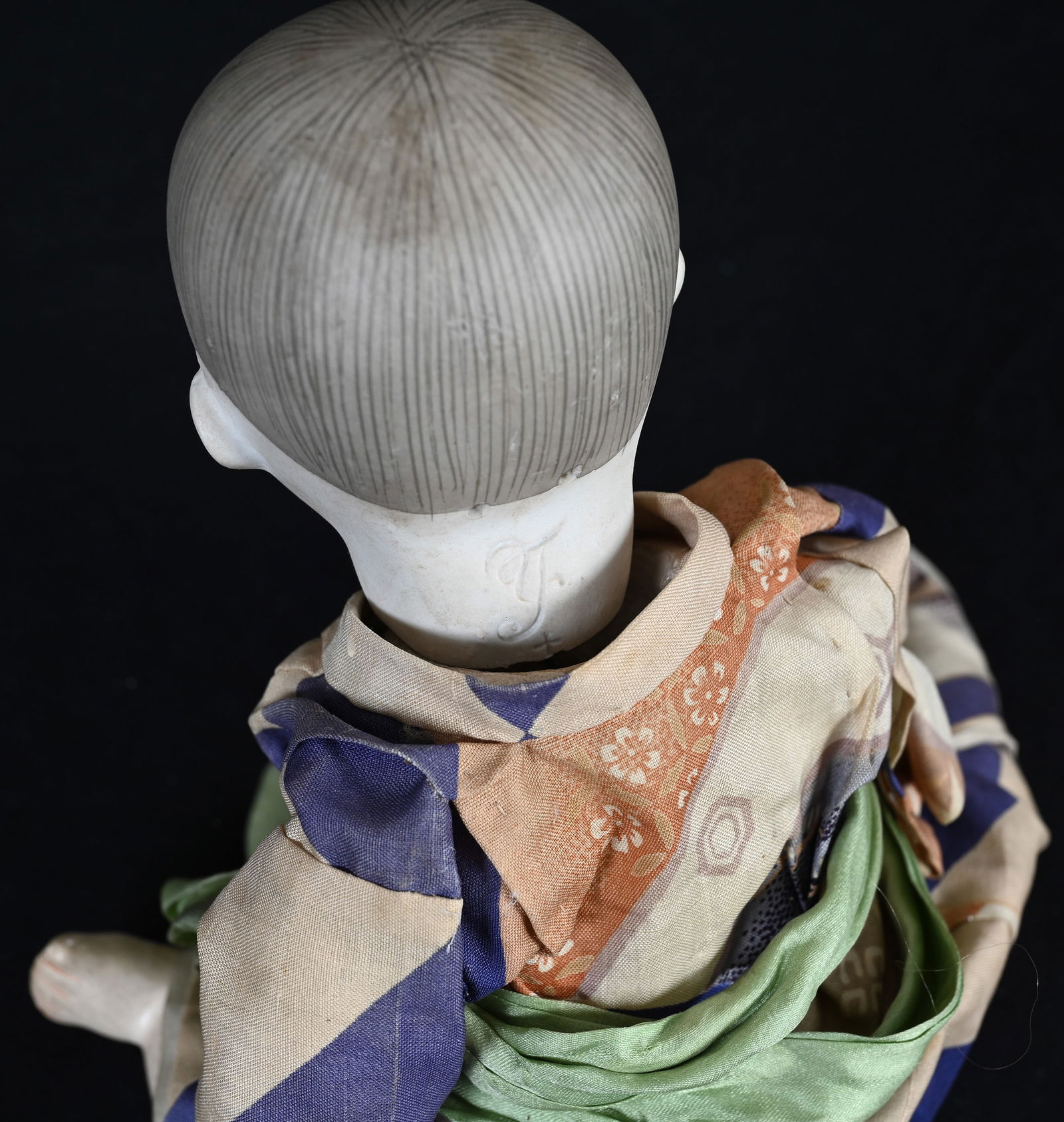 (4) Japanese Bisque Dolls Marked Nippon - 3