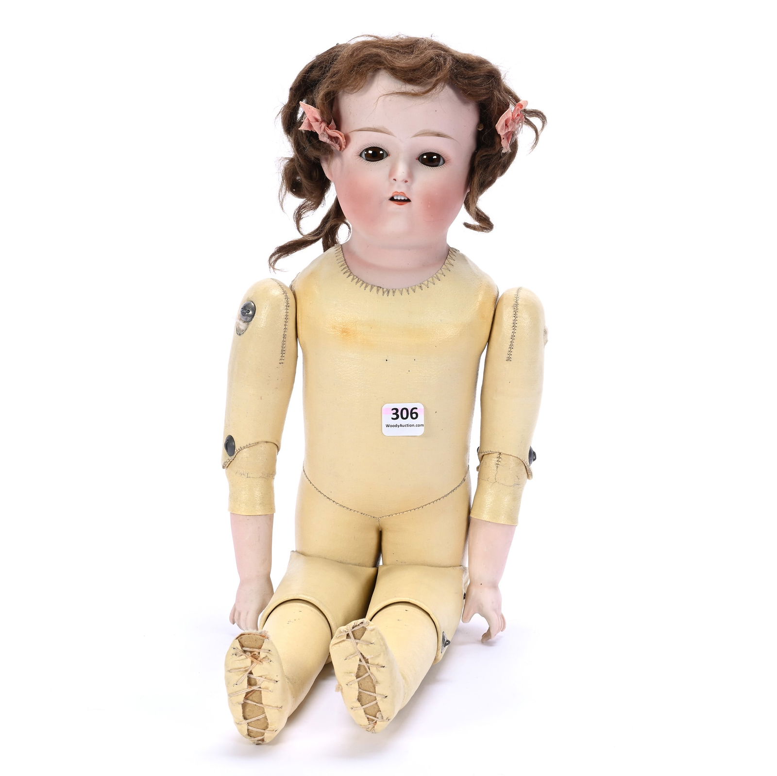 Original Japanese Bisque Doll With Kid Body In Original Box (1 of 6)