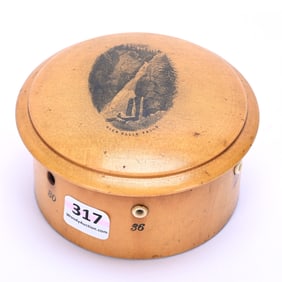 Wooden Souvenir & Advertising Thread Box,