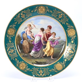 Plate With Dresden Beehive Mark