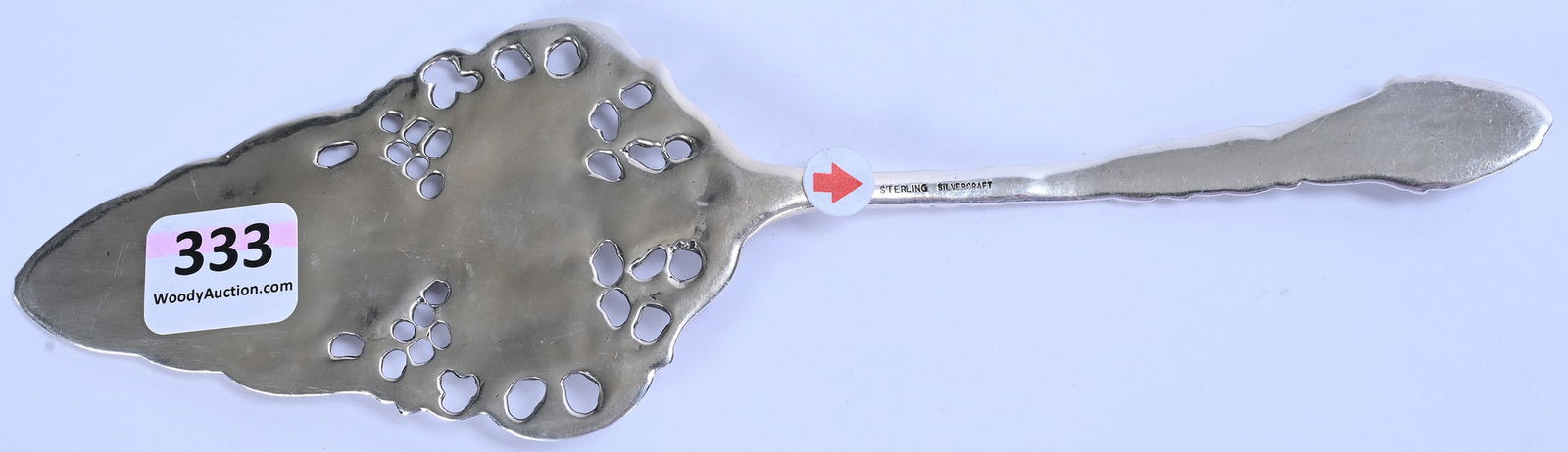 Solid Sterling Silver Pie Server Marked Silvercraft, Circa 1920's - 2