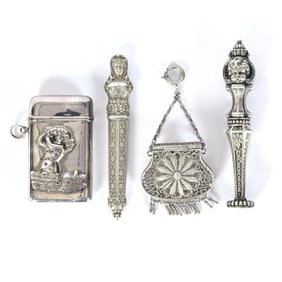 (4) Solid Sterling Silver Specialty Items