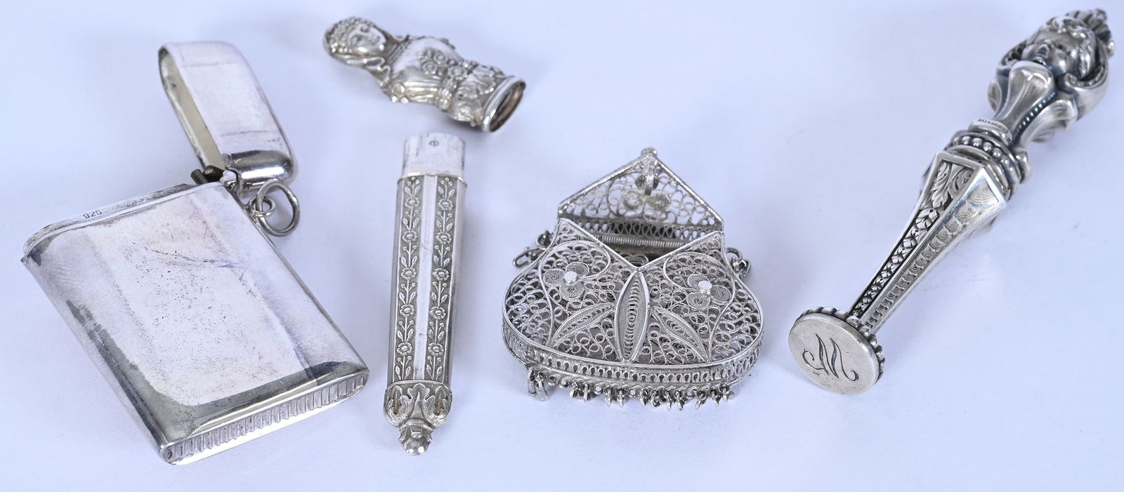 (4) Solid Sterling Silver Specialty Items - 2
