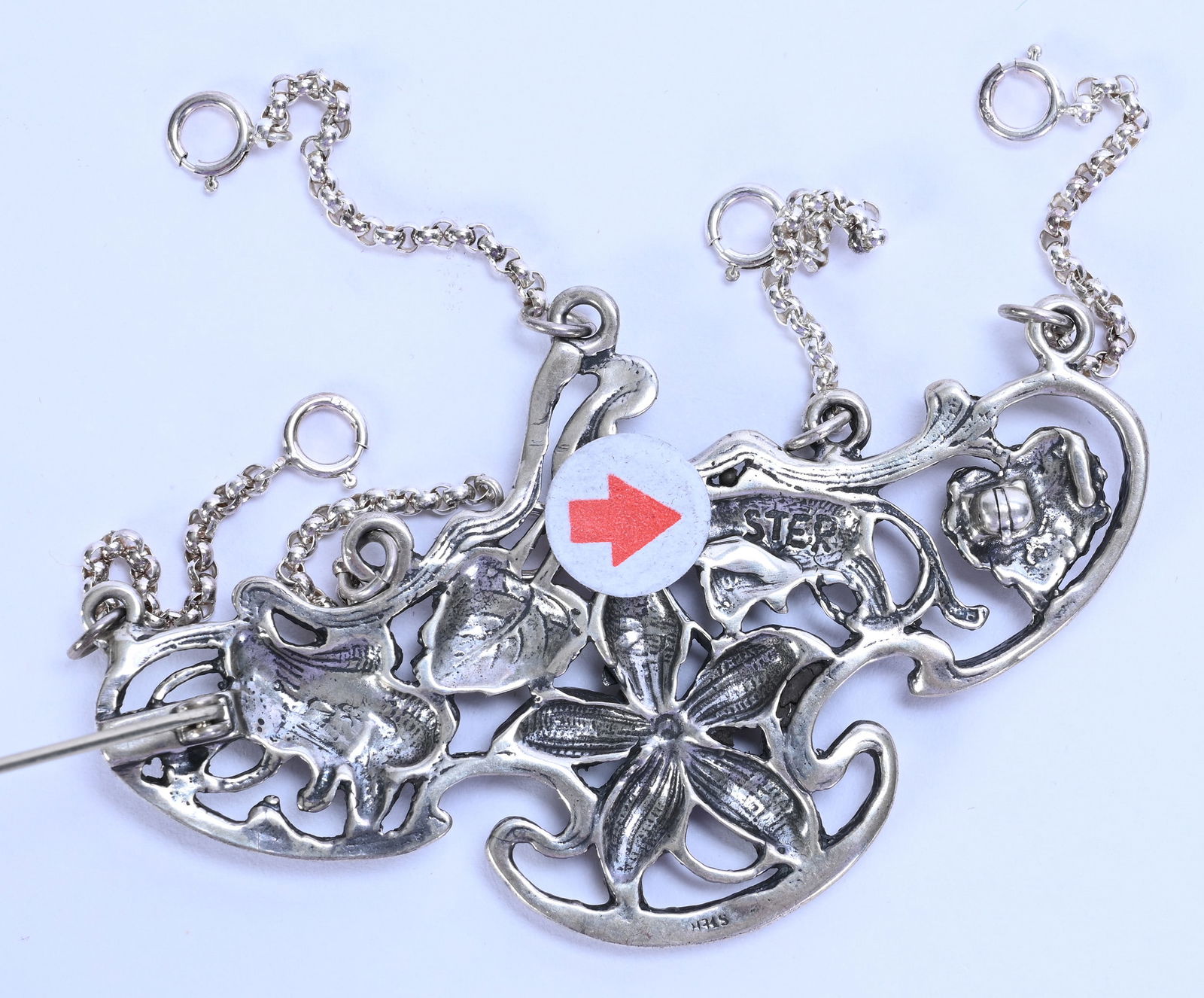 Solid Sterling Silver Set, Three Pieces - 4