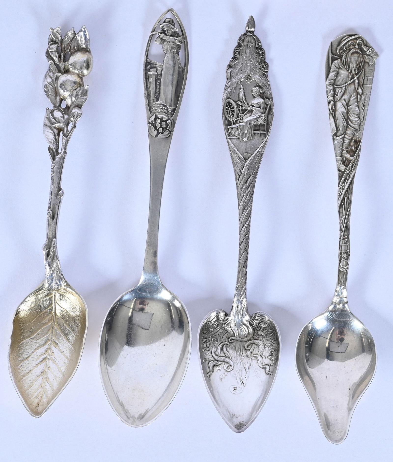(10) Solid Sterling Silver Spoons Including - 3