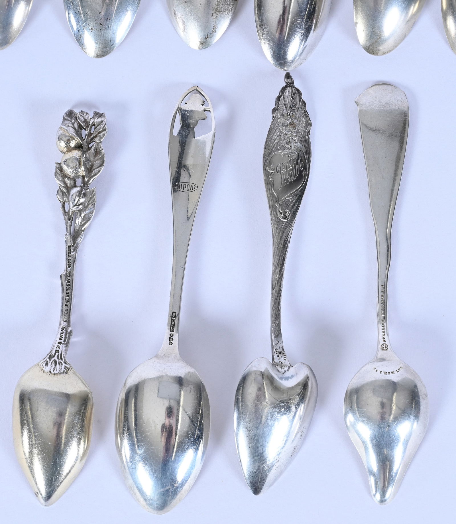 (10) Solid Sterling Silver Spoons Including - 6