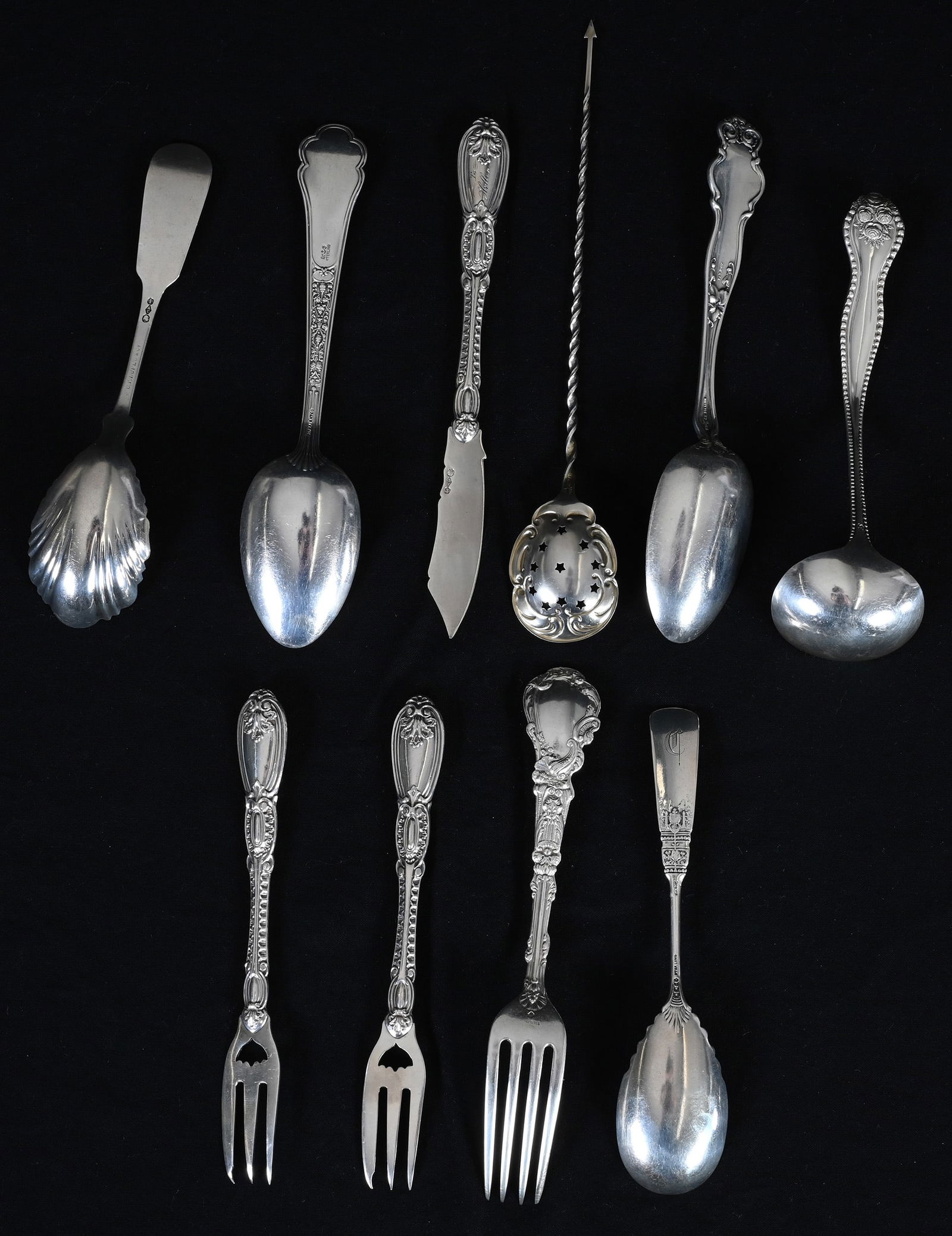 (10) Solid Sterling & Coin Silver Flatware Items - 6
