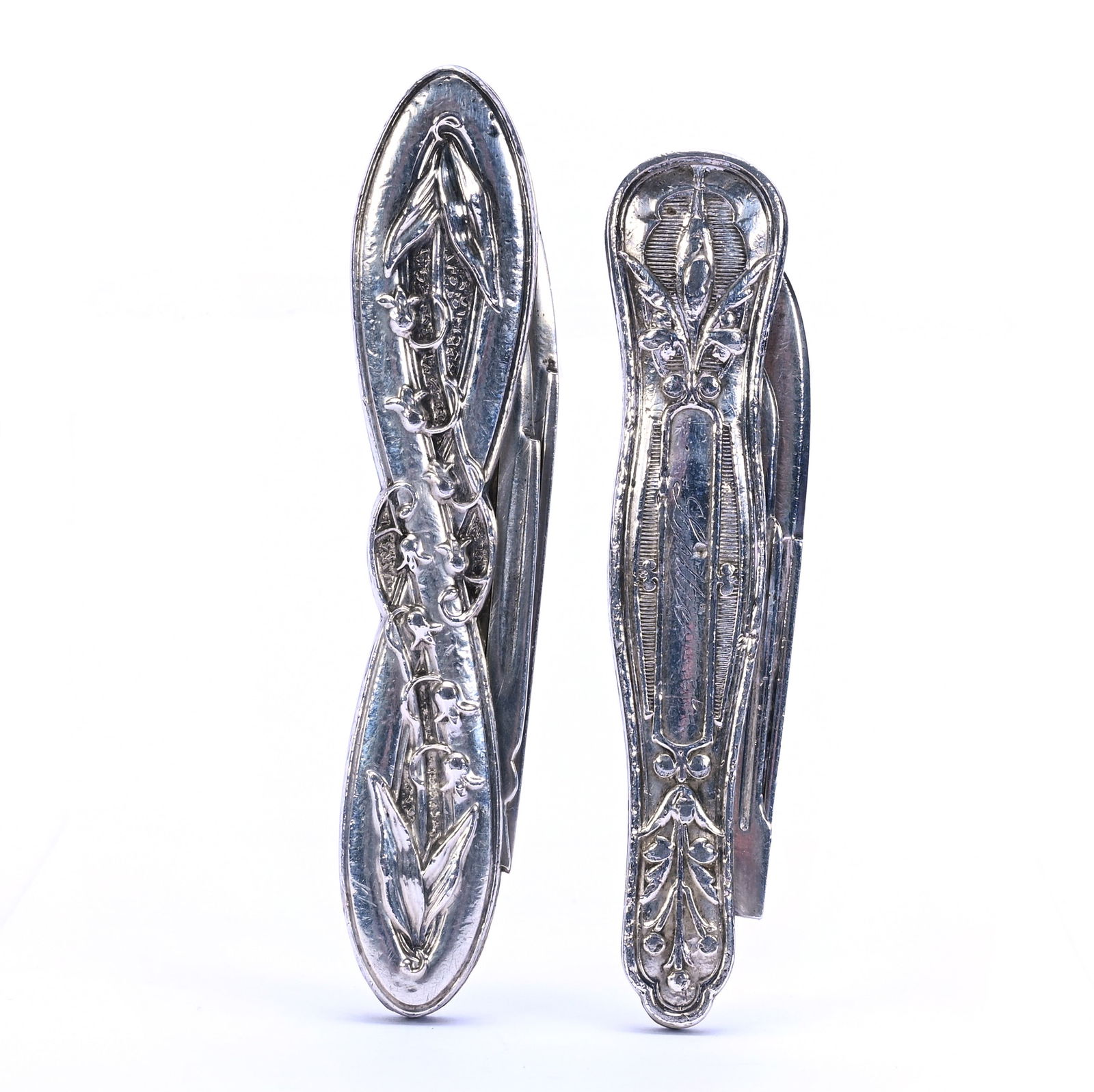 (2) Solid Silver Pocket Knives (1 of 4)