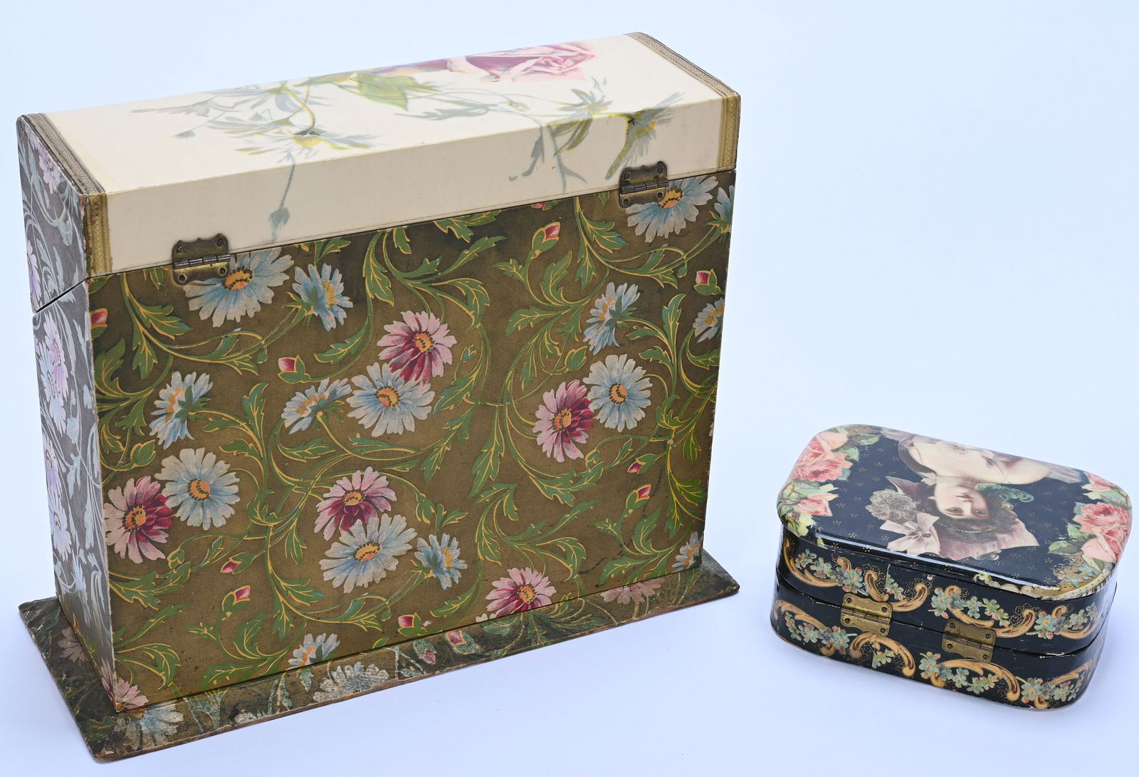 (2) Celluloid Boxes - 3