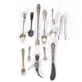 Assorted Sterling & Silverplate Items