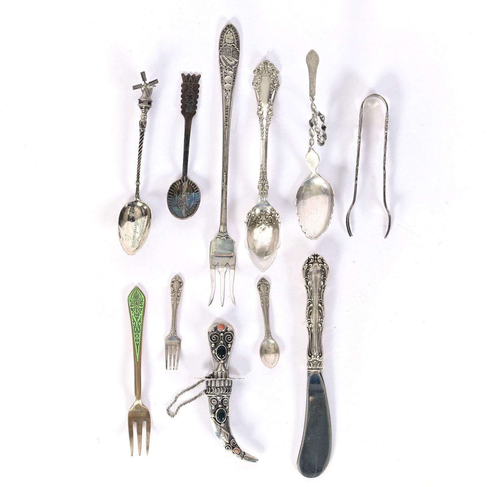 Assorted Sterling & Silverplate Items (1 of 6)