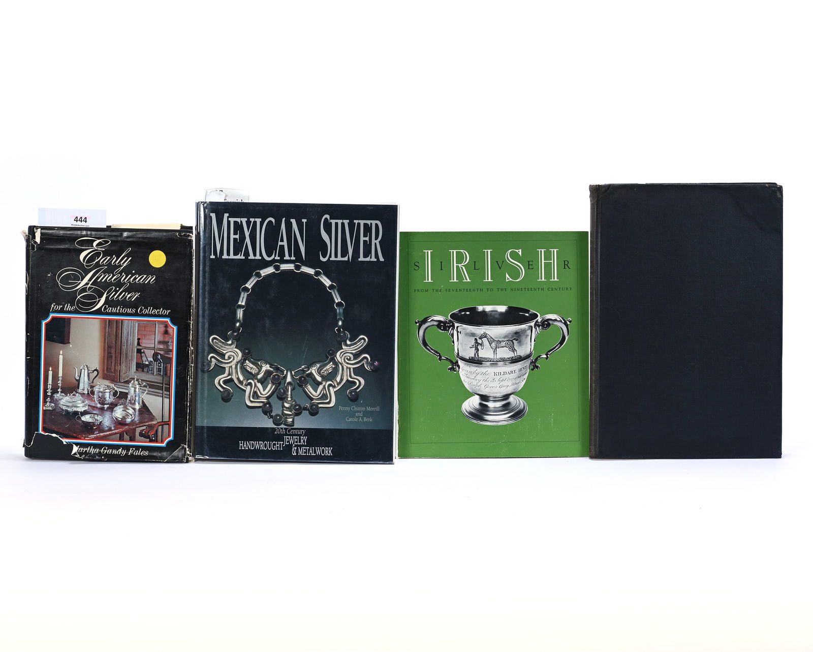 (4) Books About Silver: (4) Books About Silver, 3.5 x 9 x 12 Inches, (1) Early American Silver For The Cautious Collector By Martha Gandy Fales, 1970, (1) Mexican Silver: 20th Century Handwrought Jewelry & Metal Work By