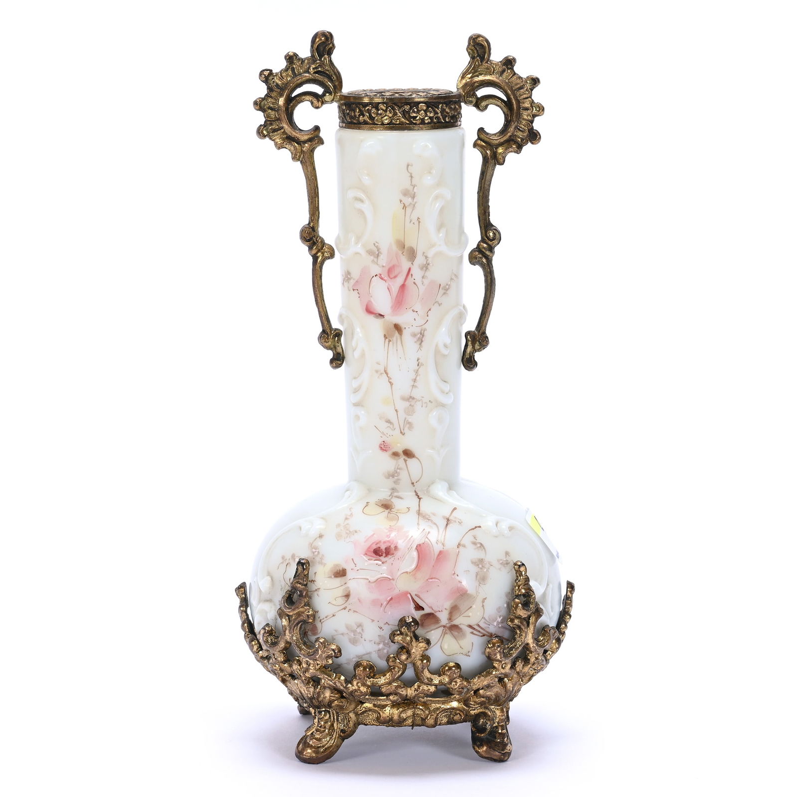 Two Handled Vase, Wave Crest Banner Mark, Scroll Mold (1 of 3)