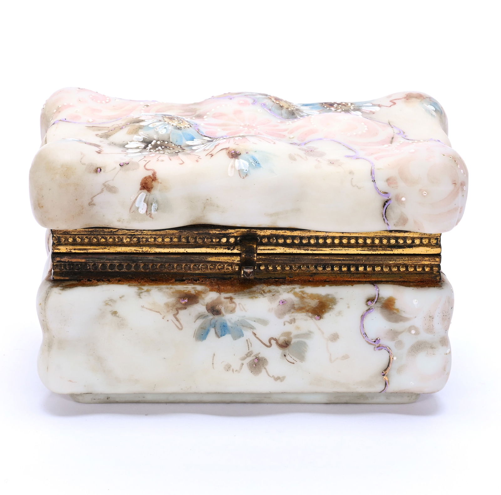 Jewel Box, Casket Shape, Unmarked Wave Crest, Egg Crate Mold (1 of 4)