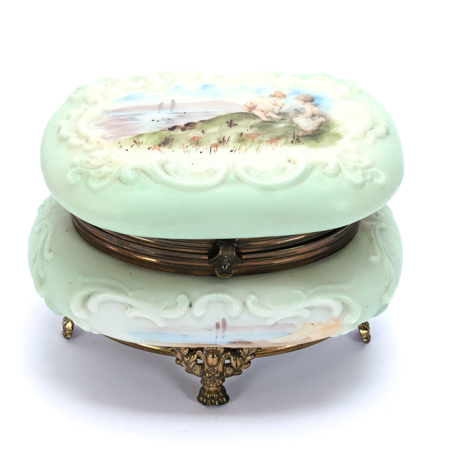 Oval Jewel Box, Wave Crest Stamp Mark (1 of 4)