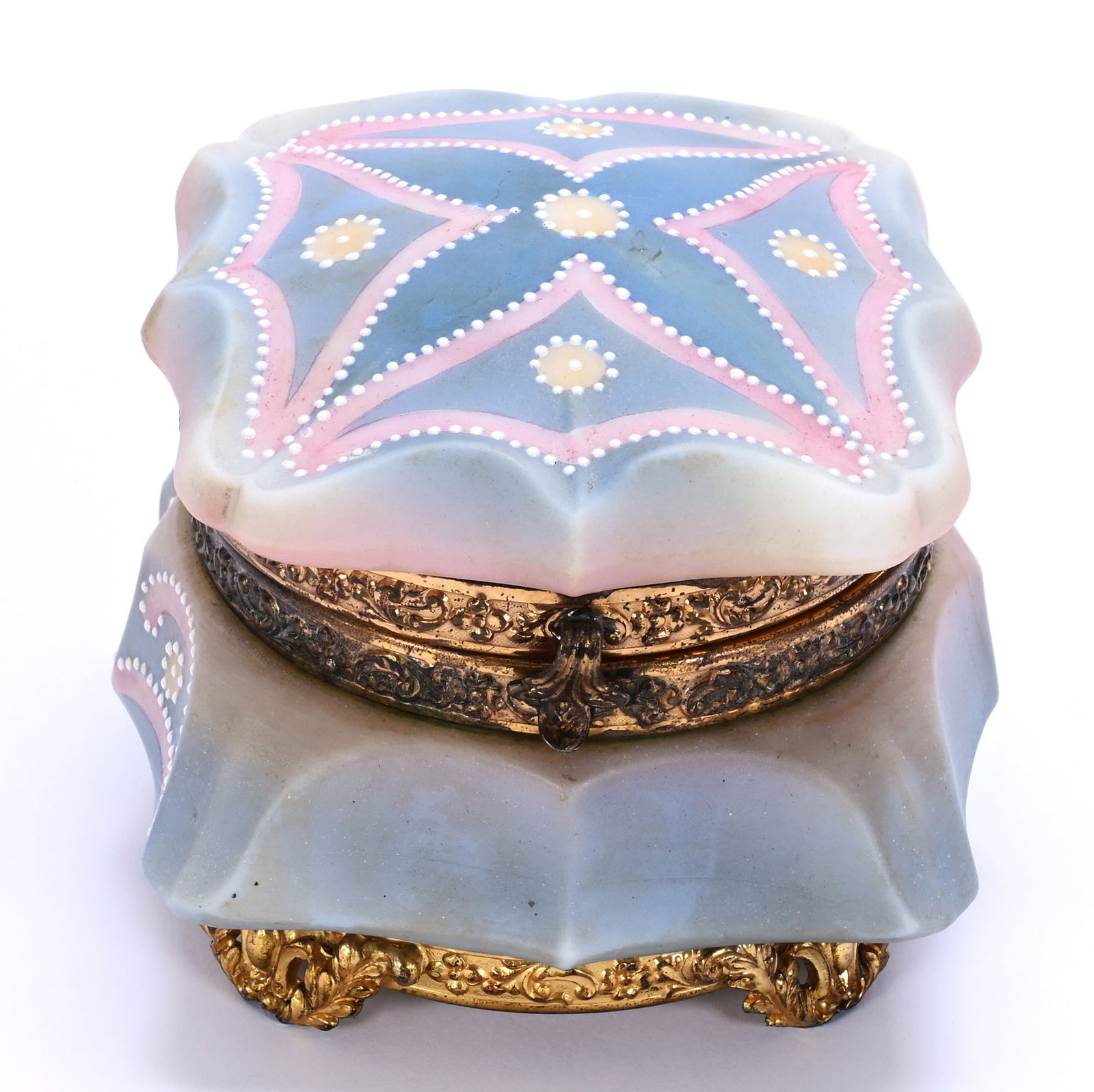 Jewel Box Marked Nakara, Blue And Pink Tones (1 of 4)