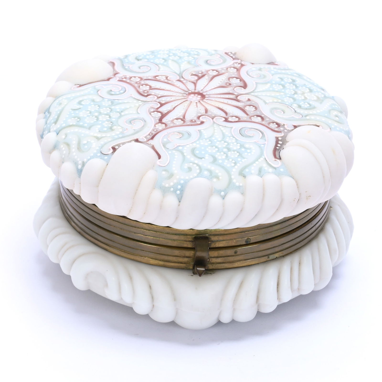 Jewel Box, Unmarked Wave Crest, Puff Mold (1 of 4)